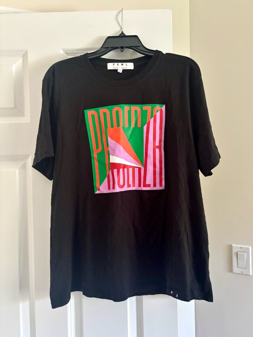 Proenza Schouler PSWL Black Crewneck Shirt. Excellent condition